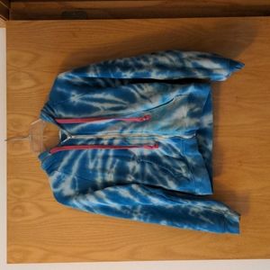 Warm Blue Tie-dye Hoodie XS